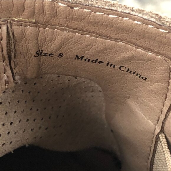 Dolce Vita Women's Size 8 Tivon Taupe Brown Suede Block Heel Ankle Booties Boots - Picture 16 of 16